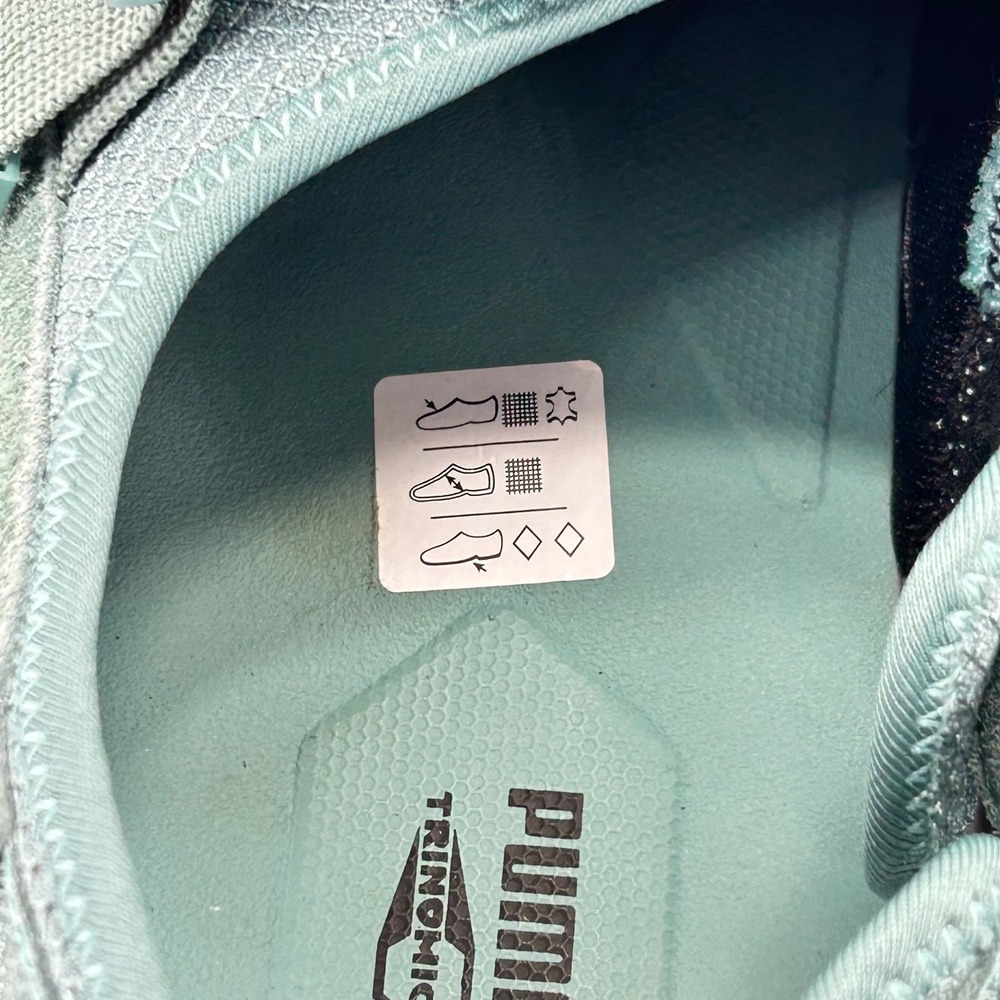 Puma Mens Size 11 TS-01 Tonal Adriatic Sandals Aqua Teal Backstrap Sneaker Shoes - Picture 12 of 13